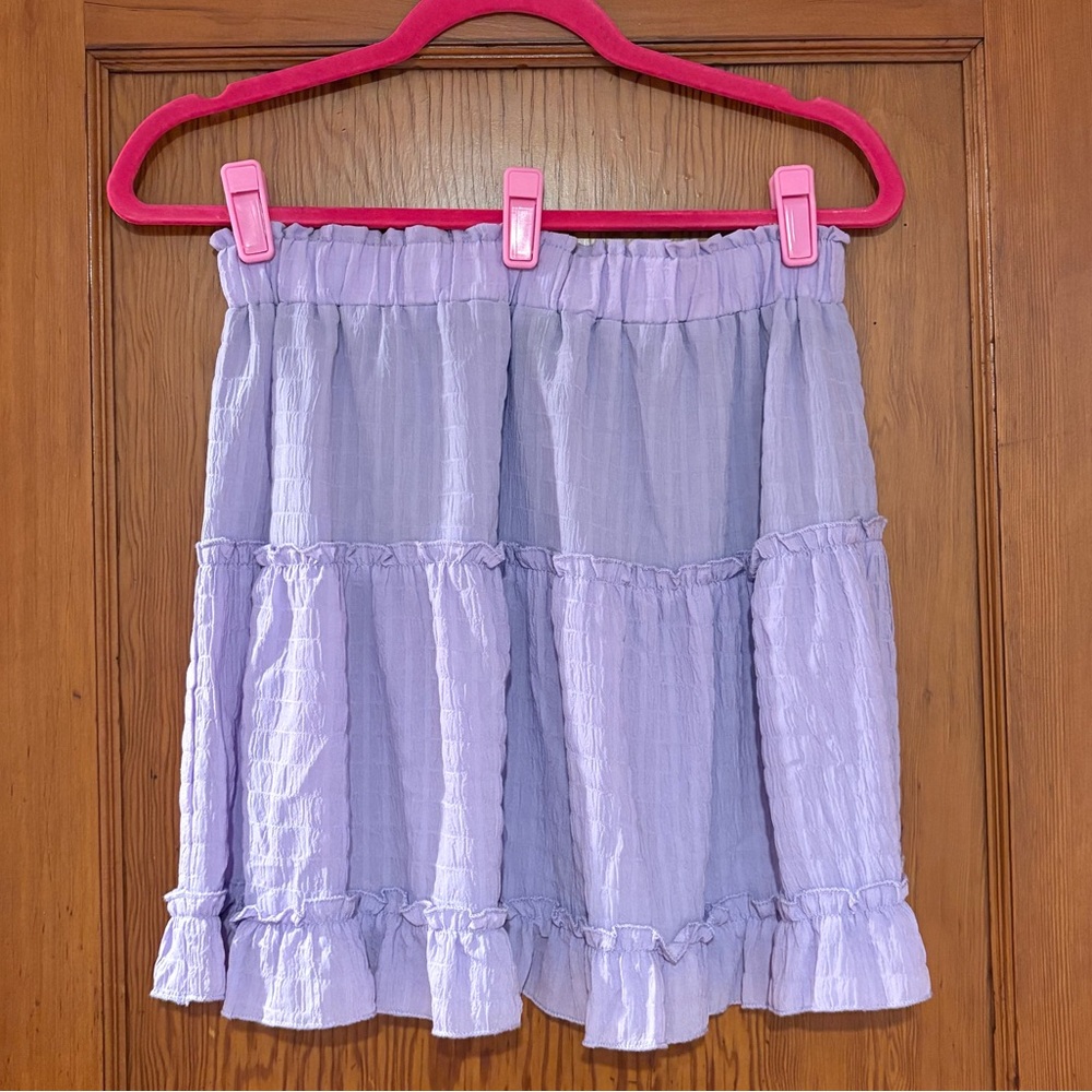 Lavender Ruffle Skirt